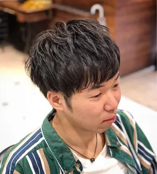 ショート パーマ カット無料/髪質改善 髪質根本改善/艶髪のヘアスタイル