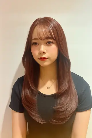 セミロング ayumi🦖/ 似合わせカラー🤎のヘアスタイル