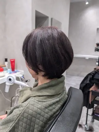 ショート カラー 髪質改善/ 上村旺武のヘアスタイル