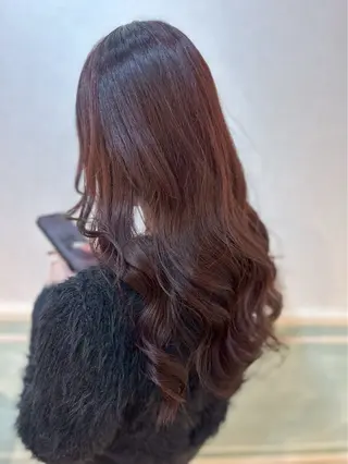 カラー ♻️ブリーチなし カラー♻️のヘアスタイル