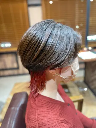 ショート カラー muk hair篠村 髪質改善/完全個室のヘアスタイル