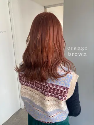 セミロング カラー ヘアアレンジ ボブ /ニュアンス/ satomi🧸💖のヘアスタイル