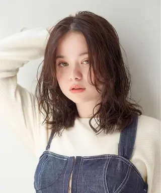 ミディアム パーマ 丸の内美容師🌿 兒玉　直のヘアスタイル
