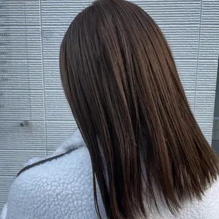 セミロング カラー FERIAあべの KARINのヘアスタイル