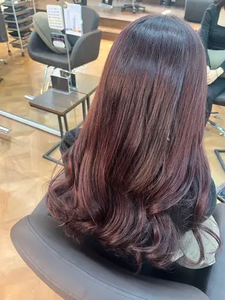 セミロング 🍒Ayana🍒 艶カラー🍒のヘアスタイル
