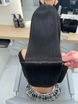 ロング 今話題の艶髪矯正 美艶カラー/FUKAのヘアスタイル