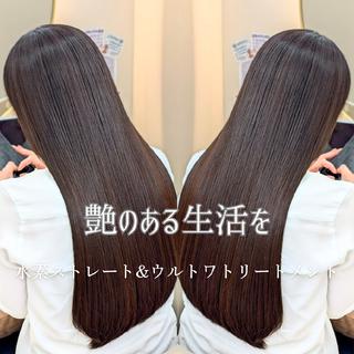 🌻 銀座水素ケア 🌻 只腰 花のヘアスタイル