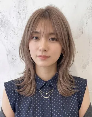 セミロング 似合わせカット 銀座/アライ カズヤのヘアスタイル