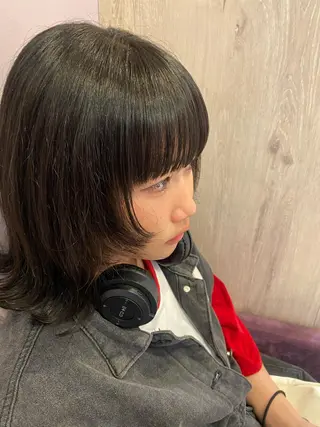 ショート キッズ 似合わせスタイル/ Wカラー🧸こころのヘアスタイル