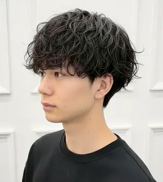 メンズ ハタナカ🎀 メンズパーマのヘアスタイル