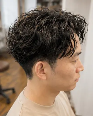 パーマ メンズ 【メンズ&髪質改善】 萬納陽介のヘアスタイル