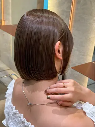 ショート ショート/ボブ 艶髪カラーTOSHIのヘアスタイル