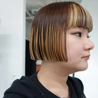 ショート カラー ヘアアレンジ 🌐サトウ リョウ🌐のヘアスタイル