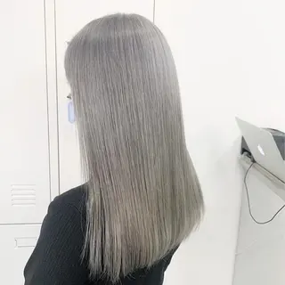 ロング カラー 赤みゼロ/透明感 カラー🌿KANTAのヘアスタイル