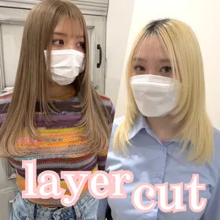 ロング MOE🐈⬛🎀 エクステ/ワンホンのヘアスタイル