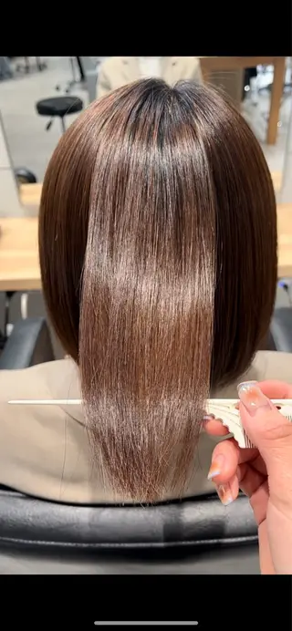 ショート パーマ レイヤー MINX伊藤なず菜のヘアスタイル