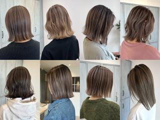 ミディアム 鈴木 朔弥/一宮　ブリーチのヘアスタイル