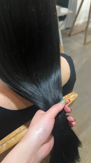 ロング カラー カンノ シュンのヘアスタイル
