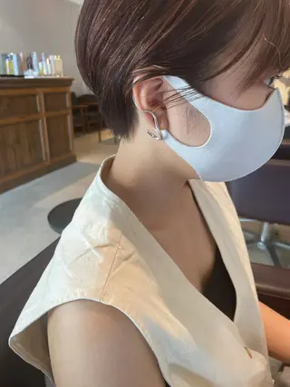 ショート minatsu 東京の技術を京都でのヘアスタイル
