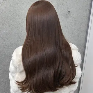 ロング カラー ブリーチなし艶髪 ベージュ🎀Rinaのヘアスタイル