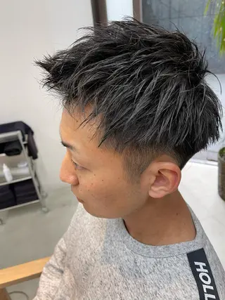 ショート メンズ 似合わせショート×透 明感/やじまたかしのヘアスタイル