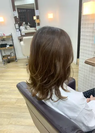 ロング 臼井 真人のヘアスタイル