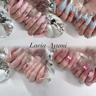 ネイル lavia🖤 ayumiのネイルデザイン