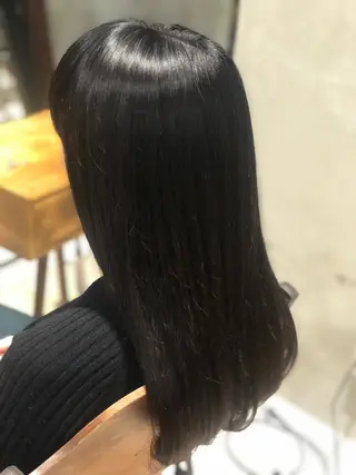 セミロング カラー ヘアアレンジ TOKI /透明感/原宿のヘアスタイル