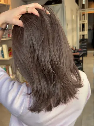 セミロング ✨透明感カラー 恵比寿HAYATO✨のヘアスタイル