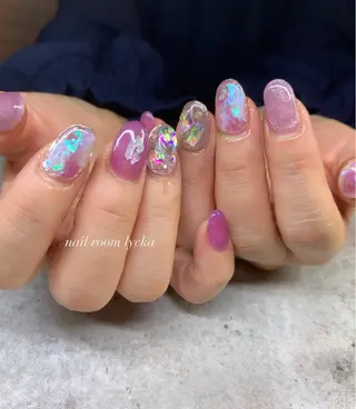 ネイル ネイルルームリッカ 𝐦𝐚𝐲𝐮のネイルデザイン