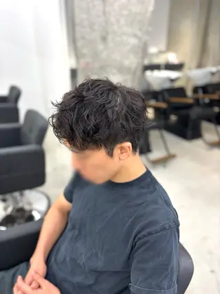 パーマ メンズ 山田 瑛司のヘアスタイル