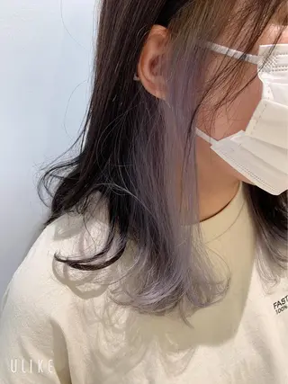 ミディアム カラー 🌈ブリーチ特化🌈 MINATOのヘアスタイル