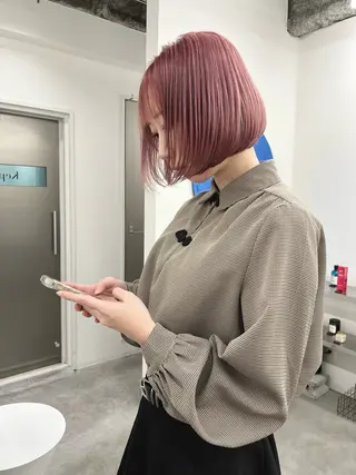 ショート カラー KEPKA ヤマグチ 天神 今泉のヘアスタイル
