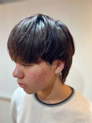 ミディアム メンズ 木村温人 カットモデル募集中のヘアスタイル