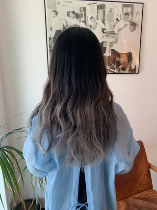 ロング カラー 宇野井 勝太のヘアスタイル