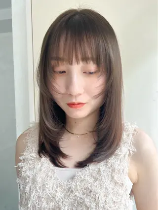 セミロング カラー 【SiLO】 nanamiのヘアスタイル