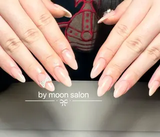 ネイル By moonネイル 🌷ワンホン/韓国風のネイルデザイン