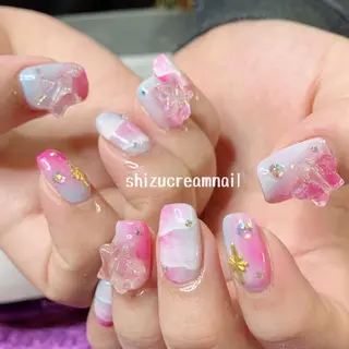 ネイル shizucream 痛デコネイル専門のネイルデザイン