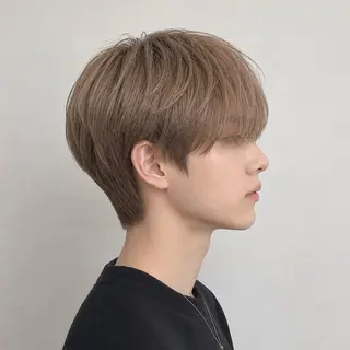 ショート カラー メンズ メンズ特化カットパー マカラー坂田柊のヘアスタイル