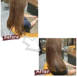 ロング enx天王町店 伊藤 愛央のヘアスタイル