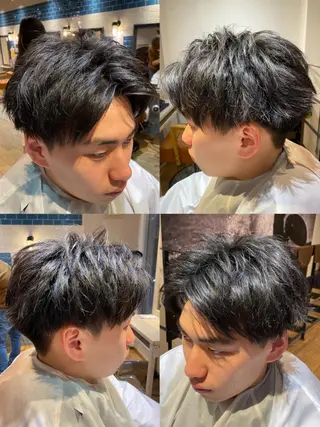 ショート 🔥メンズパーマ 特化 渡辺一翔のヘアスタイル