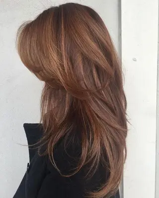 セミロング 吉田一輝 外国人パーマのヘアスタイル