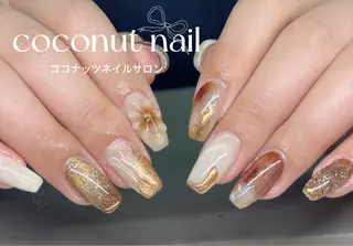 ネイル 神田 ココナッツのネイルデザイン