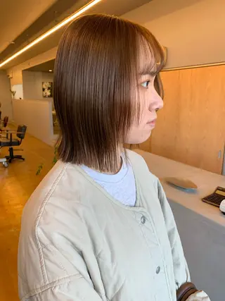 ミディアム カラー ITO YUKIのヘアスタイル