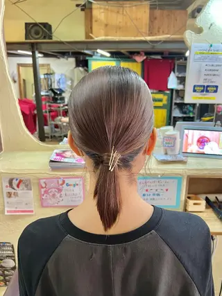 ショート カラー ヘアアレンジ 「sumi」 AMIのヘアスタイル