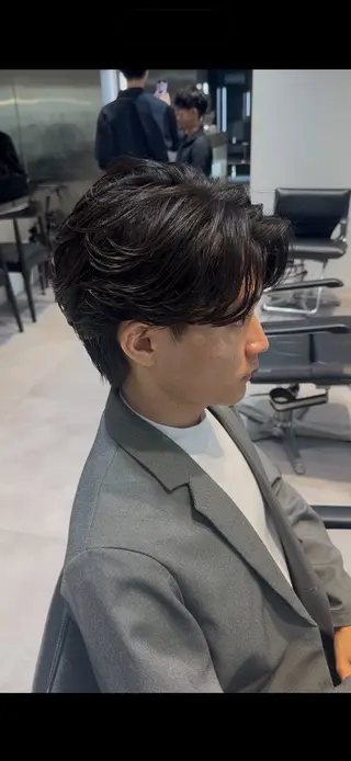 ショート パーマ メンズ 似合わせパーマ🔥 河浪 大智のヘアスタイル