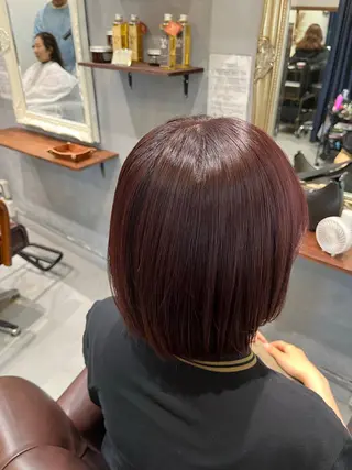 ミディアム カラー RuLaN AMIのヘアスタイル