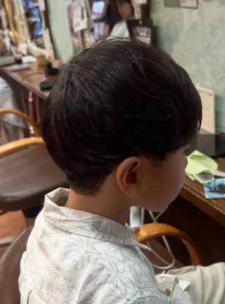 メンズ キッズ 大坂 優菜のヘアスタイル