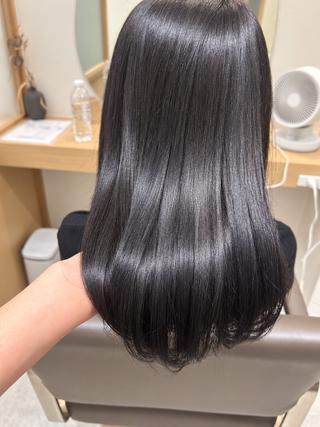 セミロング カラー 久木原 ゆりのヘアスタイル