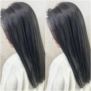 ロング カラー パーマ 全席個室 暖色カラー Zina松園優香🌸のヘアスタイル